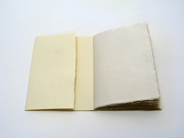 Cahier A5 fait main en papier coton